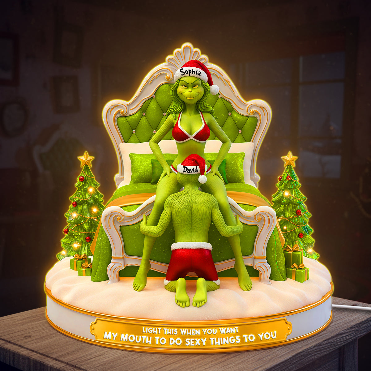 Cheeky Couple Light Box Personalized Gifts For Couple 03OHLU141125-Homacus