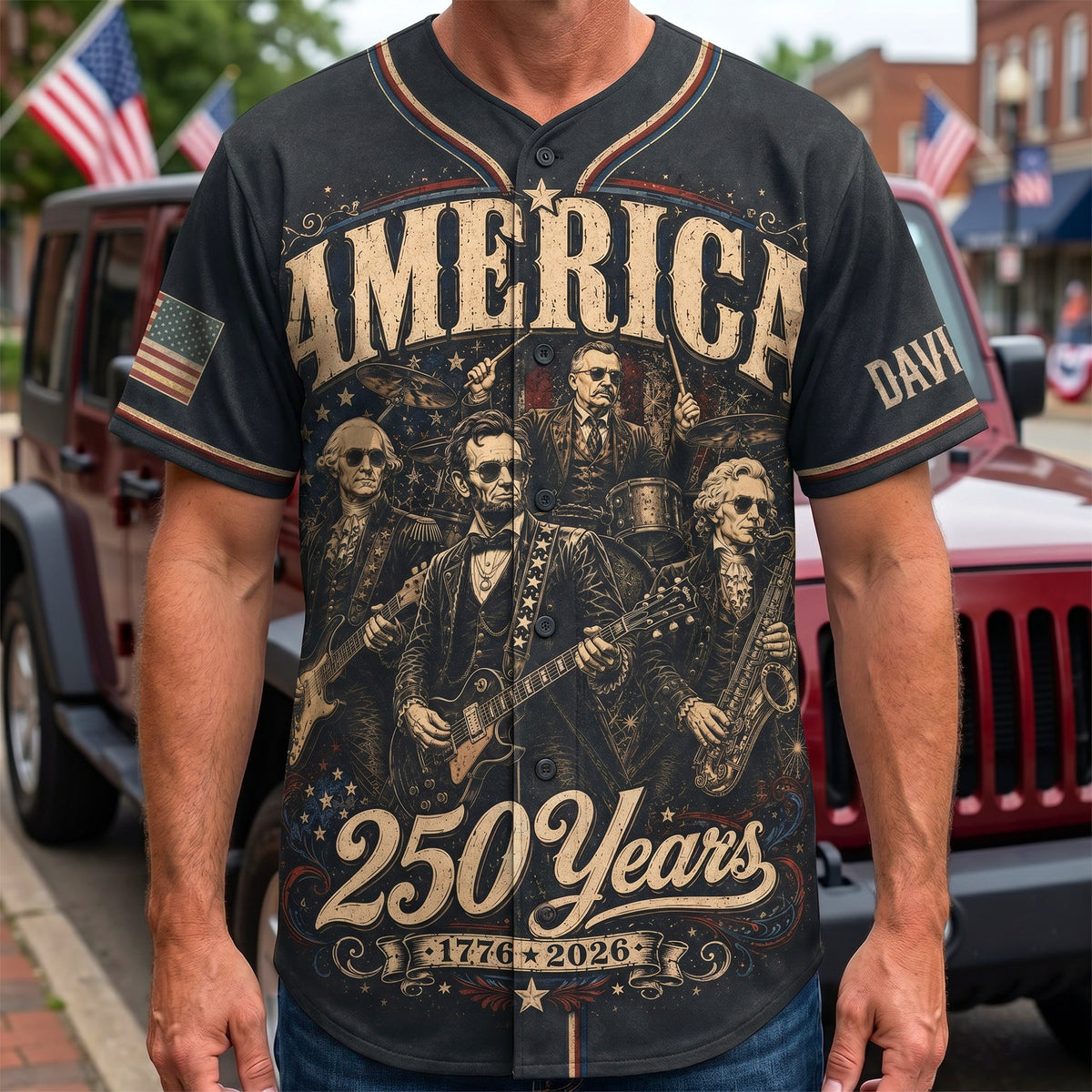 America 250th Anniversary Baseball Jersey - Personalized Gifts For Patriots 05naqn150626