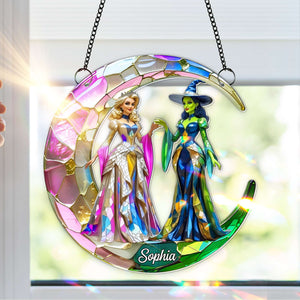 Good x Green Witch Suncatcher Ornament - Personalized Gifts For Musical Fans 05TGLU250725-Homacus