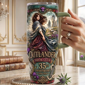 Fantasy Time Traveler 40oz Tumbler With Handle - Personalized Gifts 01qhlu240626