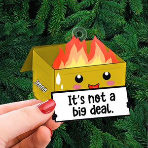 Personalized Gifts For Coworkers Dumpster Fire Acrylic Ornament 03OHTN201124-Homacus