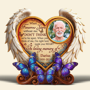 Miss The Angel In Heaven Acrylic Plaque - Custom Photo To Remember Loved One 01huqn220126-Homacus