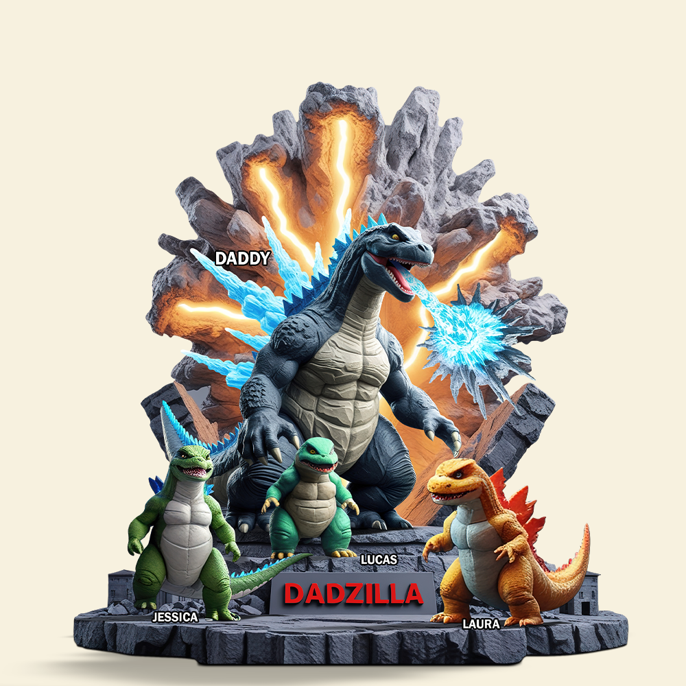 Majestic Dad Acrylic Plaque - Personalized Gift For Father 04QHPU100425-Homacus