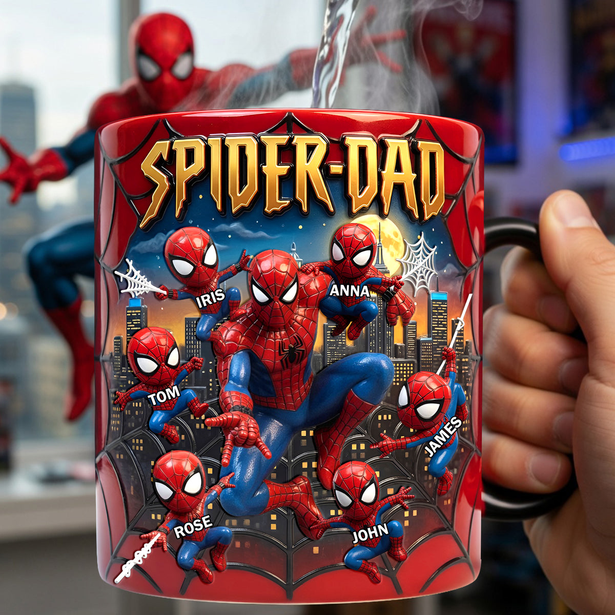 The Arachnid Reveal Heat Changing Mug - Personalized Gifts For Dad Magic Mug 04TYLU110526-Homacus