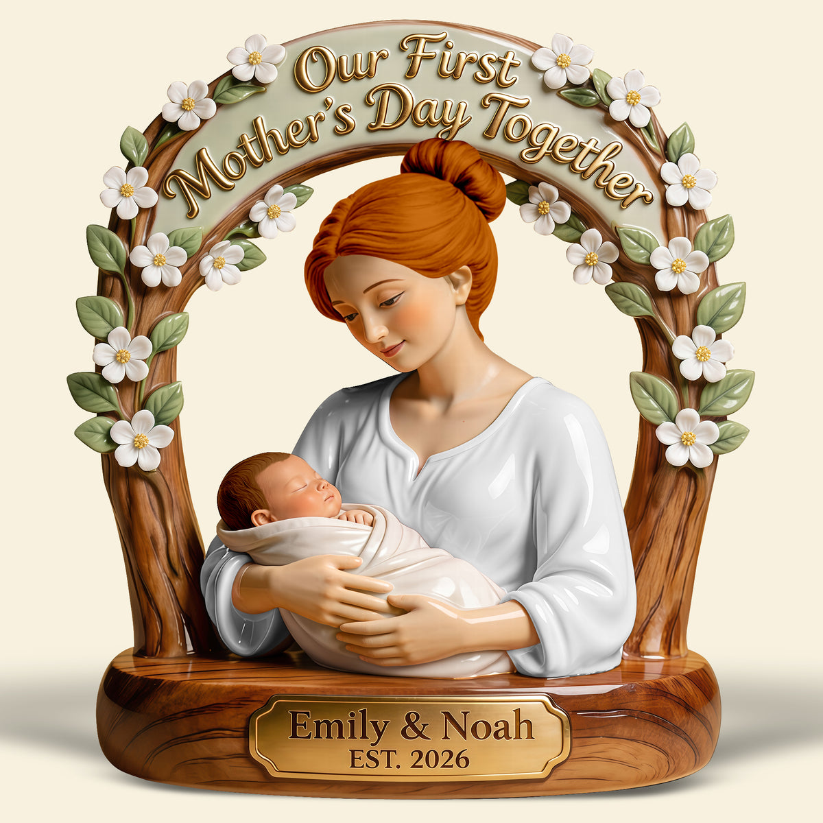 Our 1st Mother's Day Together Acrylic Plaque - Personalized Gifts For Mother 03tyqn110326-Homacus