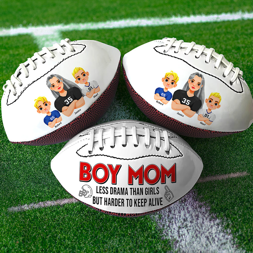 Personalized Gift For Mom American Football Mother's Day Football Mom 02ACQN060425HG-Homacus