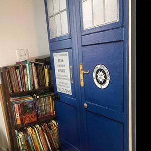 Door Cover For Movie Fans 03HUHU120924 Police Box Door Cover-Homacus