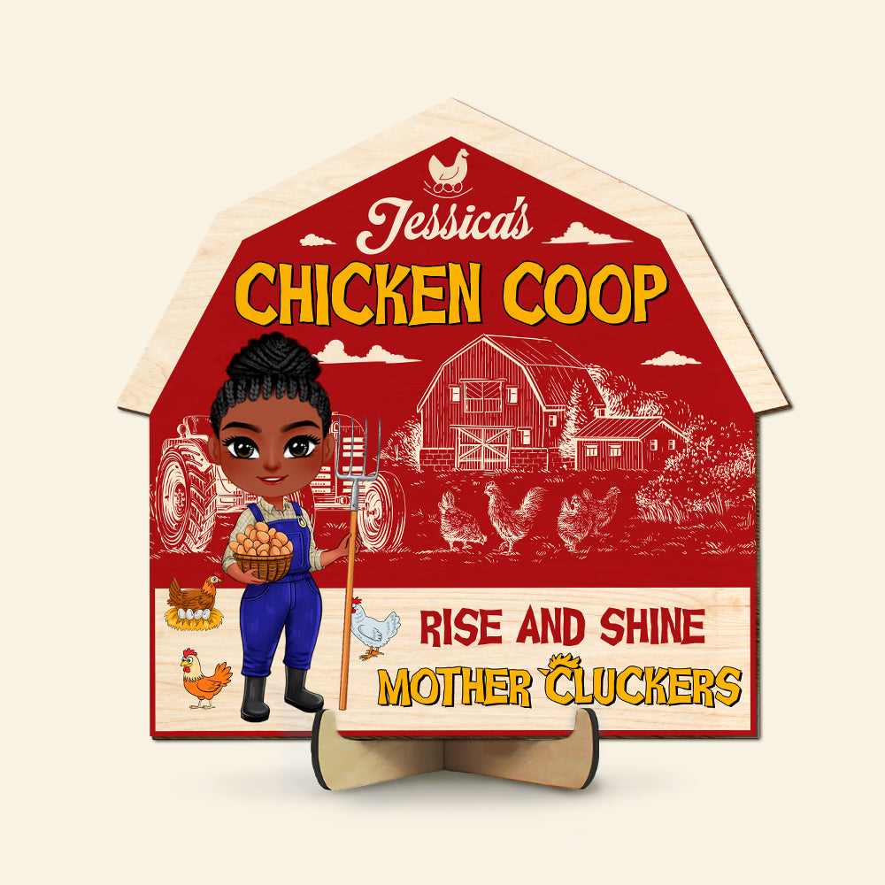 Custom Chicken Coop Signs - Personalized Sign 04ohtn070225hh-Homacus