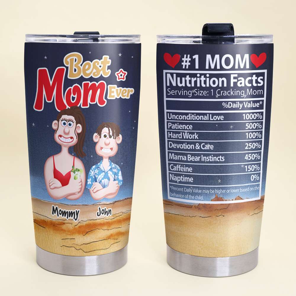 Personalized Gifts For Mom Tumbler Best Mom Ever 02TODT010325PA-Homacus