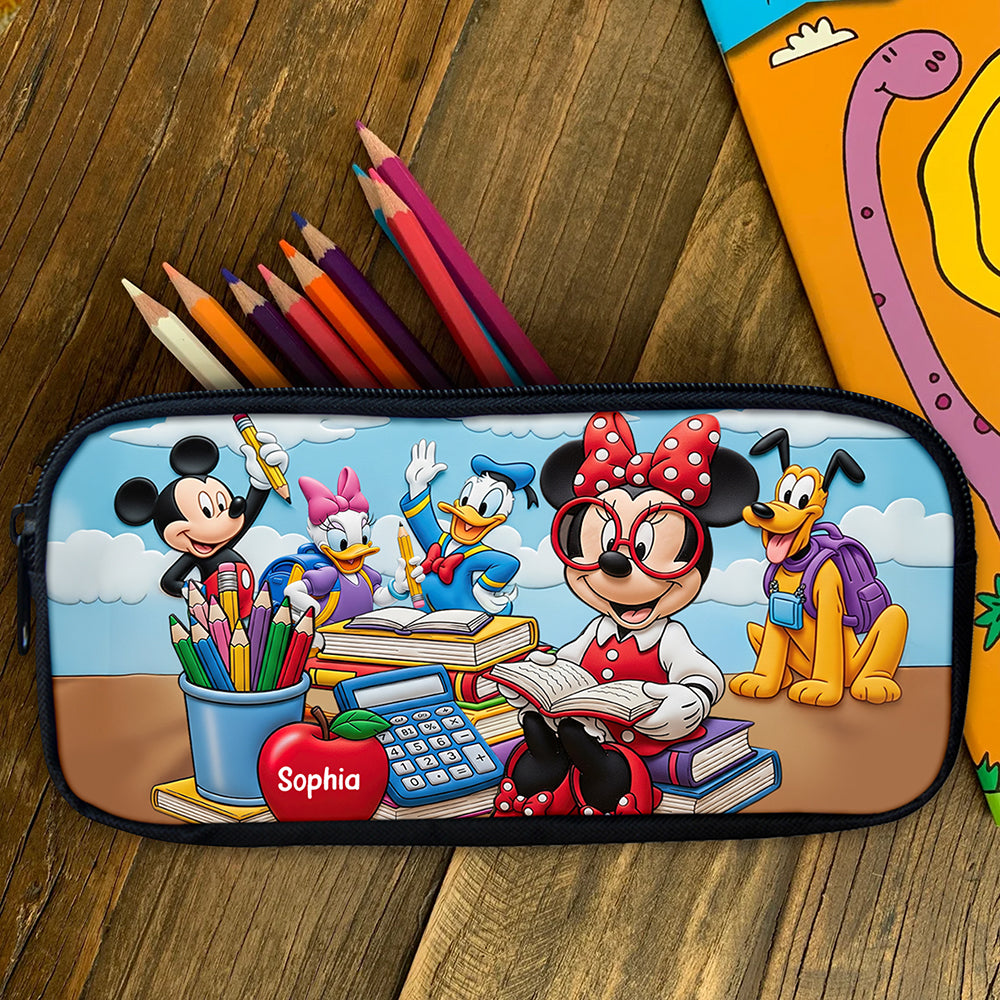 Cute Cartoon Pencil Case - Personalized Gifts For Teacher 07paqn080825-Homacus