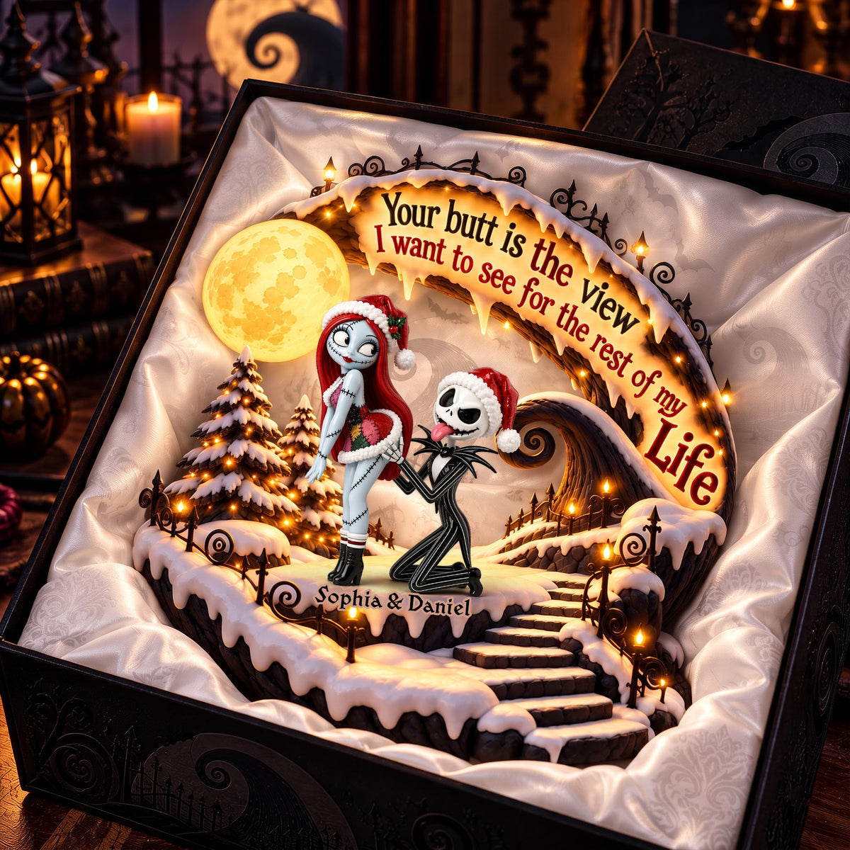 Dark Romance Couple Light Box - Personalized Gifts For Couples 09OHLU221026-Homacus