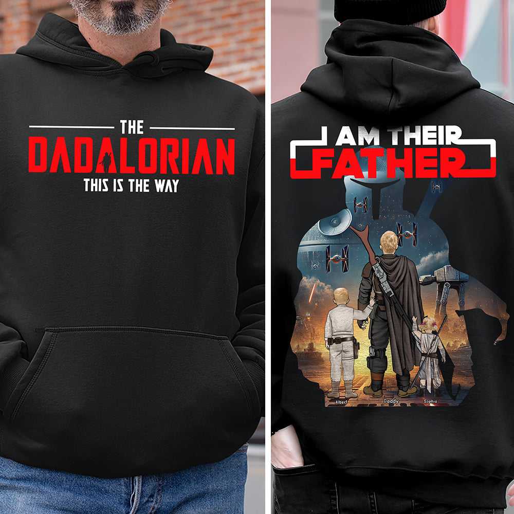The Galaxy Dad Shirt - Personalized Gifts For Father 05XQQN020525HHHG-Homacus
