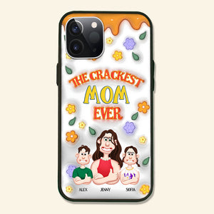 Personalized Gifts For Mom Phone Case The Crackest Mom 02KAMH200225PA-Homacus