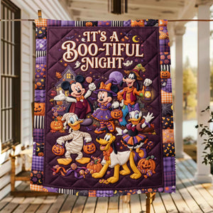 Boo Tiful Night Blanket - Personalized Gifts For Halloween 06tyqn100826-Homacus