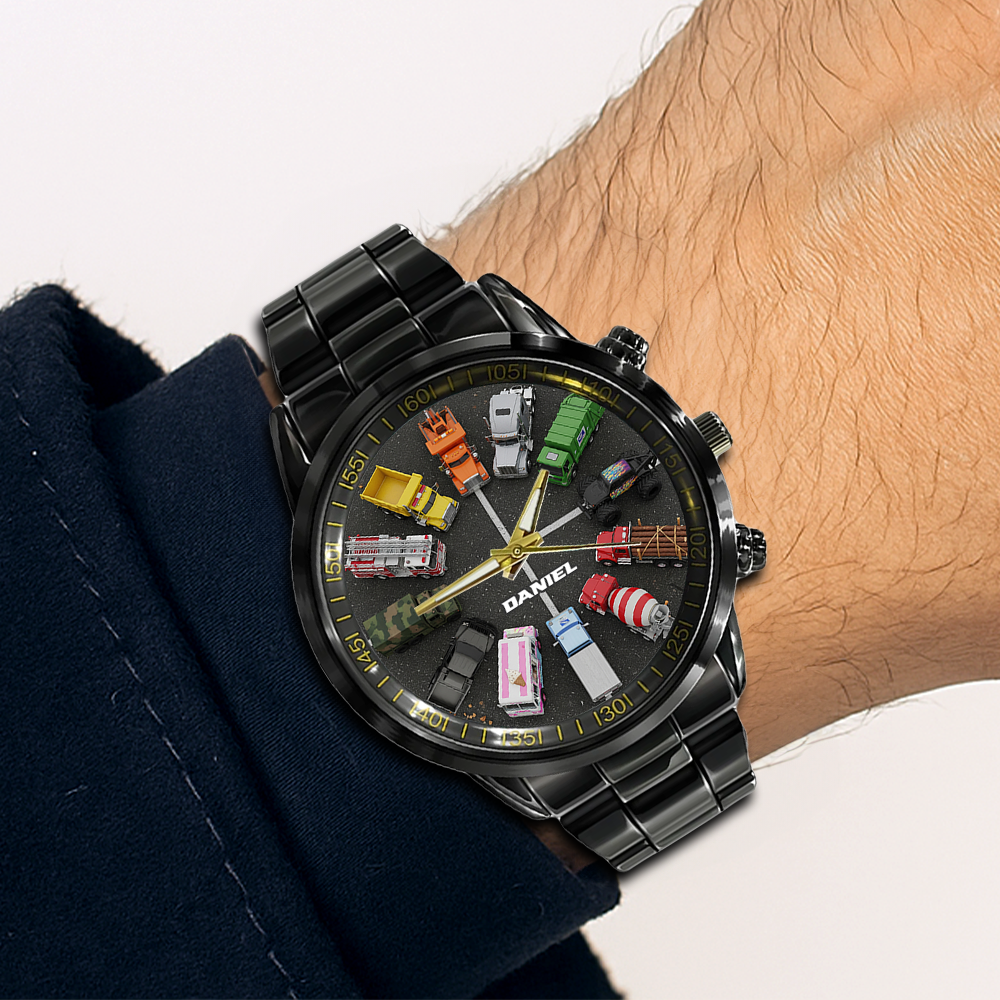Mighty Trucks Men's Watch- Personalized Gifts For Truck Lovers 04NALU020825-Homacus