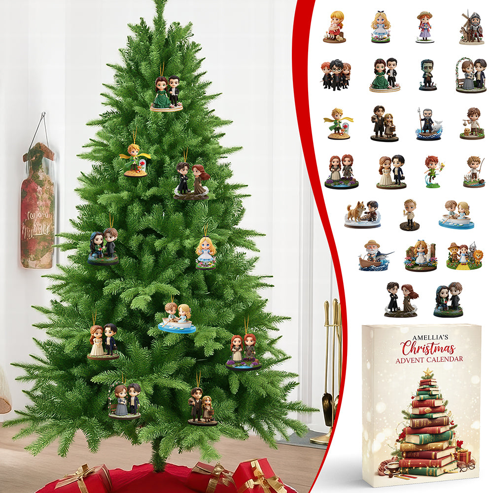 Literary Magic Christmas Advent Calendar – Personalized Gifts For Book Lovers 01pgqn141025-Homacus