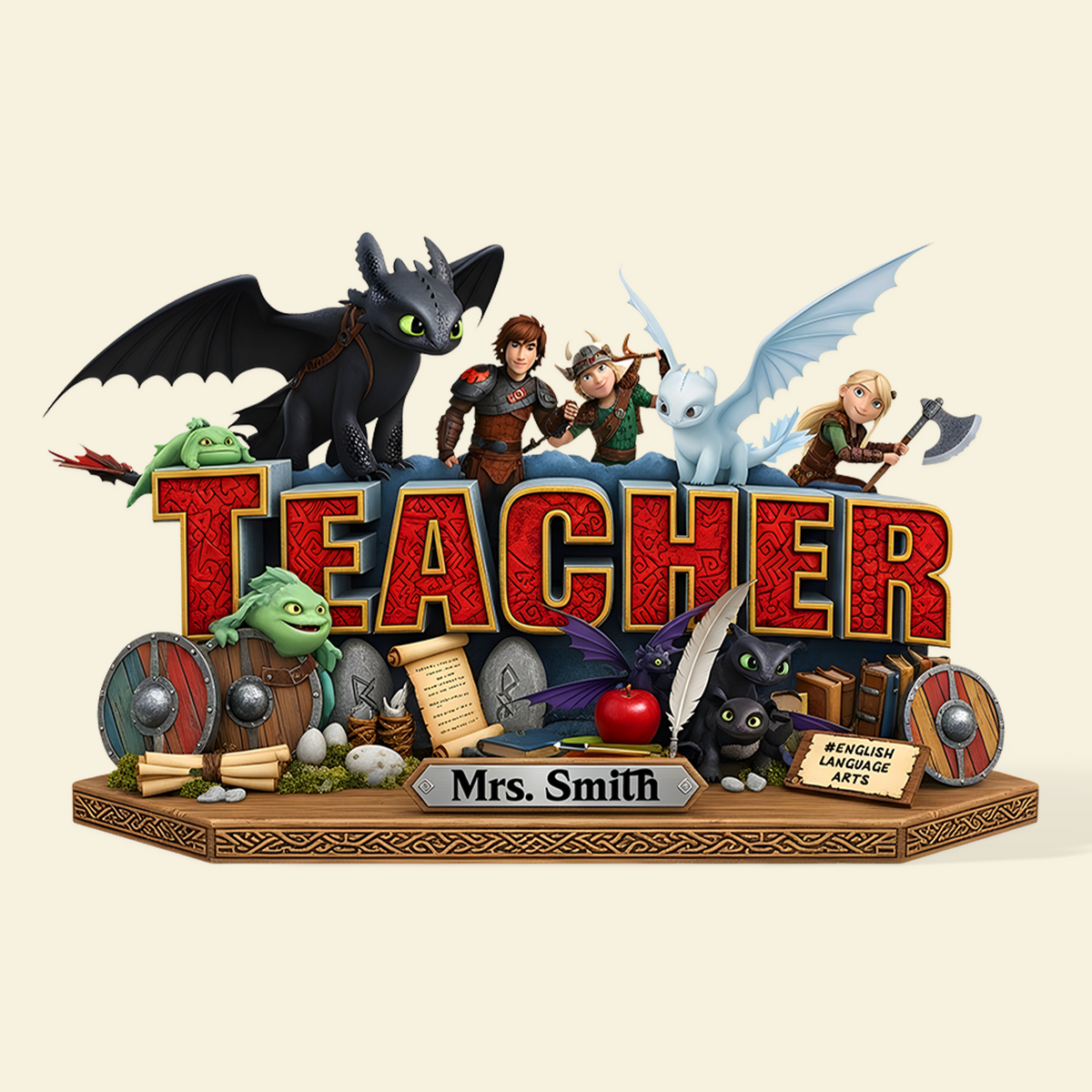 Teacher Acrylic Plaque - Personalized Gifts 03tgpu170625-Homacus