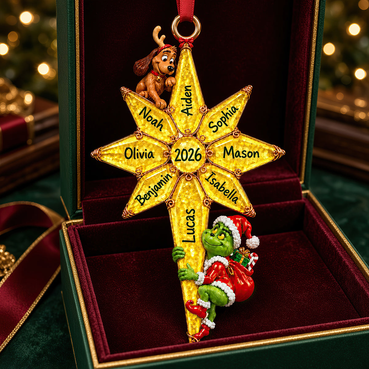 Lovely Mischief Christmas Acrylic Ornament - Personalized Christmas Gifts For Family 04tydt091026-Homacus
