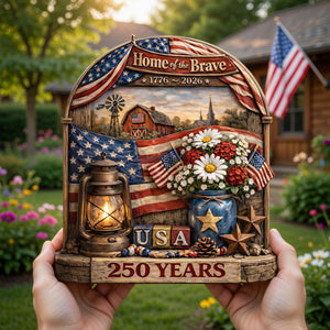 USA 250 Years Acrylic Plaque - Gifts For Patriotics 05TYLU170326-Homacus