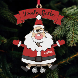 Personalized Gifts For Christmas Ornament Funny Santa 04ACQN180924-Homacus