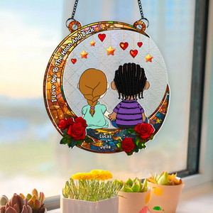 Personalized Gifts For Couple Suncatcher Ornament Cartoon Couple 01xqpu051224hg-Homacus