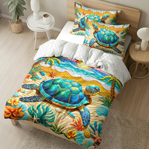 Gifts For Turtle Lovers Quilt Bed Set 03huqn170125-Homacus