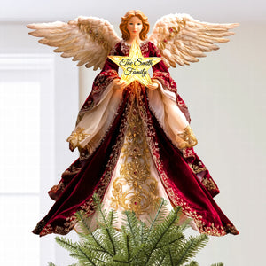 Guardian Angel Christmas Tree Topper – Personalized Gifts For Family 06tgqn191125-Homacus