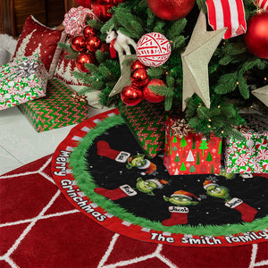 Personalized Green Monster Family Gifts Quilted Tree Skirt 01OHDT261124-Homacus