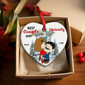 Personalized Gifts For Couple Christmas Ornament Best Couple Ever Obviously 03qhpu291024hg-Homacus