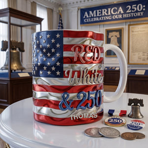 Proud Country Anniversary Mug - Personalized Gifts For Dads 03qhlu220526-Homacus