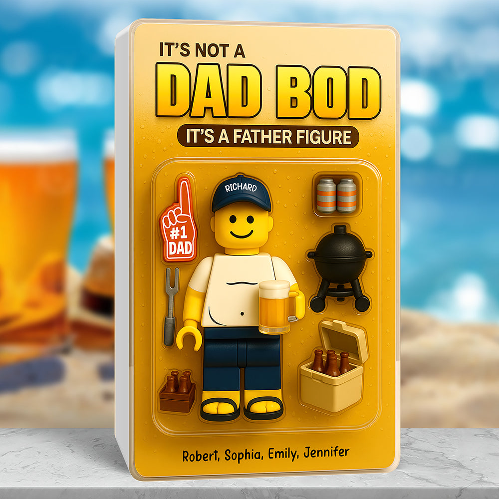 It's A Father Figure Acrylic Plaque Personalized Gifts For Dad 05NAQN070525-Homacus