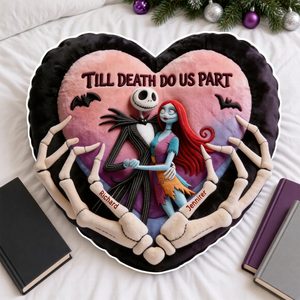 Spooky Couple Pillow - Personalized Christmas Gifts For Couples 03ttqn091026-Homacus