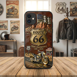 100th Anniversary Motorcycle Phone Case – Personalized Gifts For Bikers 04naqn060226-Homacus