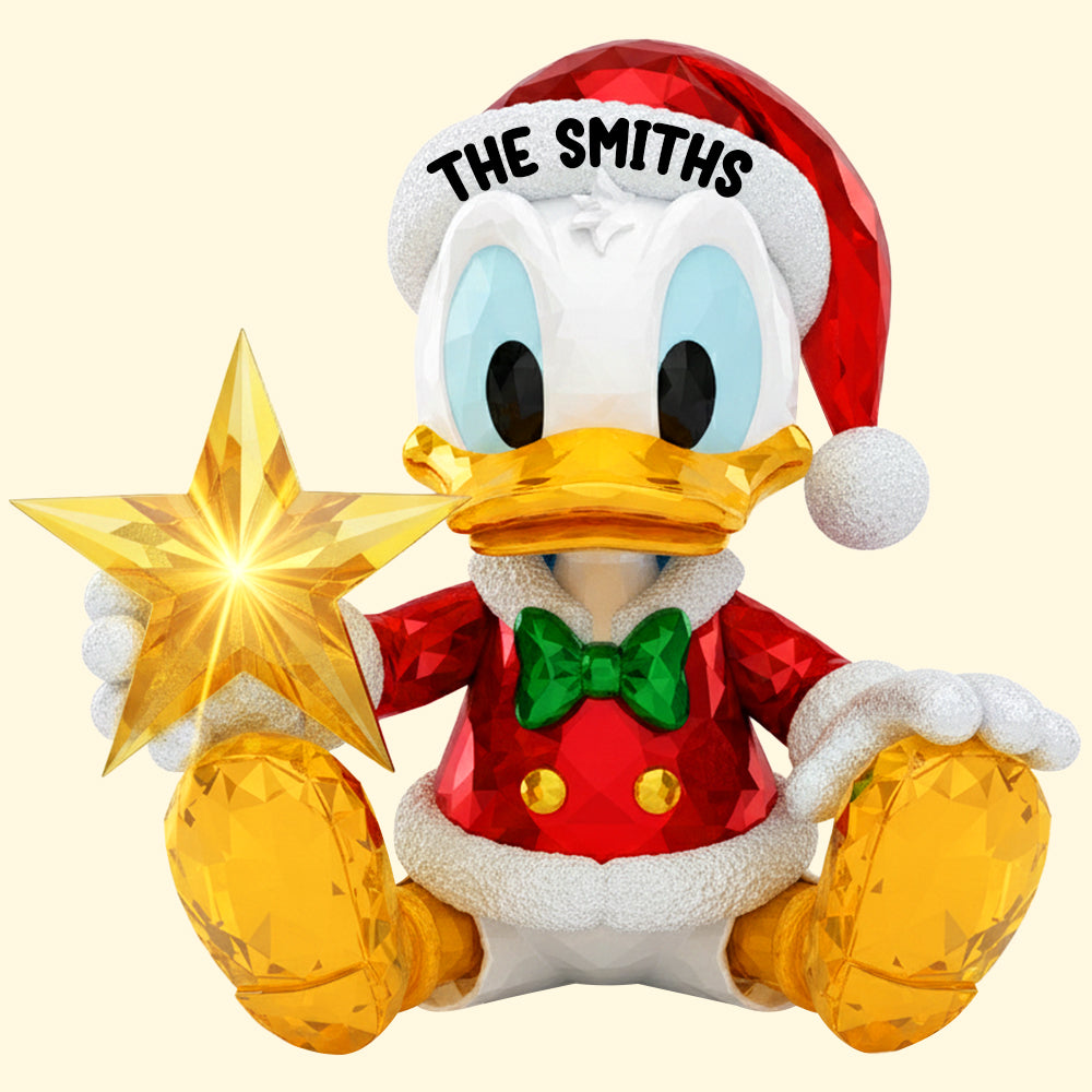 Personalized Gifts For Family Acrylic Christmas Tree Topper 07pgtn141125-Homacus