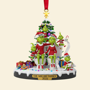 Personalized Gifts For Family Christmas Ornament 02natn180925-Homacus