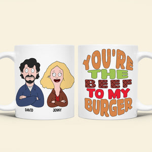 Personalized Gifts For Couple Coffee Mug 02totn101224hg You Are The Beef To My Burger-Homacus