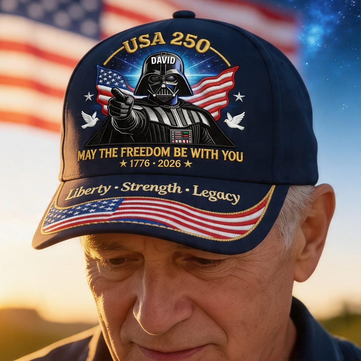 Celebrated America 250th Anniversary Classic Cap - Personalized Gifts For Patriots 02toqn150626-Homacus
