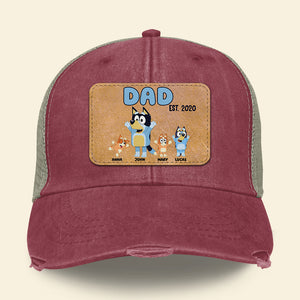 Personalized Gifts For Dad Distressed Ollie Cap 06natn110524-Homacus