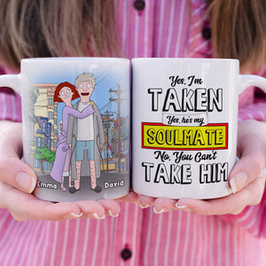 Personalized Gift For Couple White Coffee Mug My Soulmate 03OHLU110125HG-Homacus