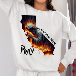 Pray for California Los Angeles Fire Shirt 05ohpu110125 Pray God Help Them-Homacus