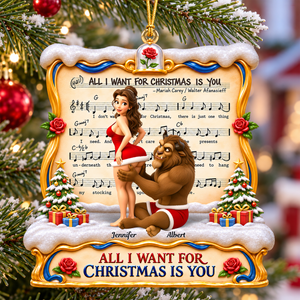 Naughty Couple Forever Love Song Acrylic Ornament - Personalized Christmas Gifts For Couples 08ohqn271026-Homacus
