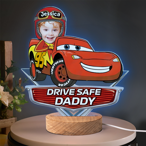 Custom Photo Gifts For Kids Cartoon Car LED Light 01acpu091224-Homacus