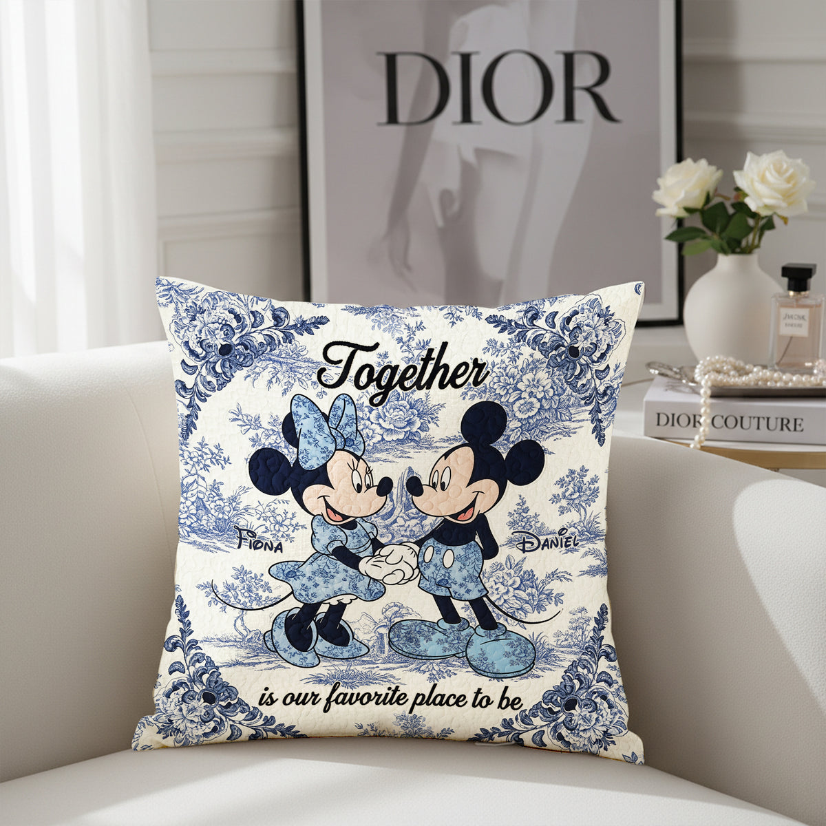 Sweetheart Couple Square Pillow - Personalized Gifts For Couples 07PGLU031025-Homacus