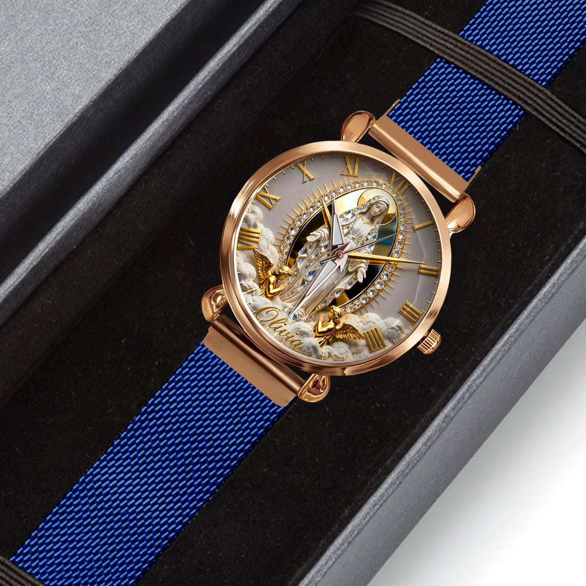 Virgin Mary Mesh Strap Quartz Watch – Personalized Gifts For Christian 04tgqn090126-Homacus