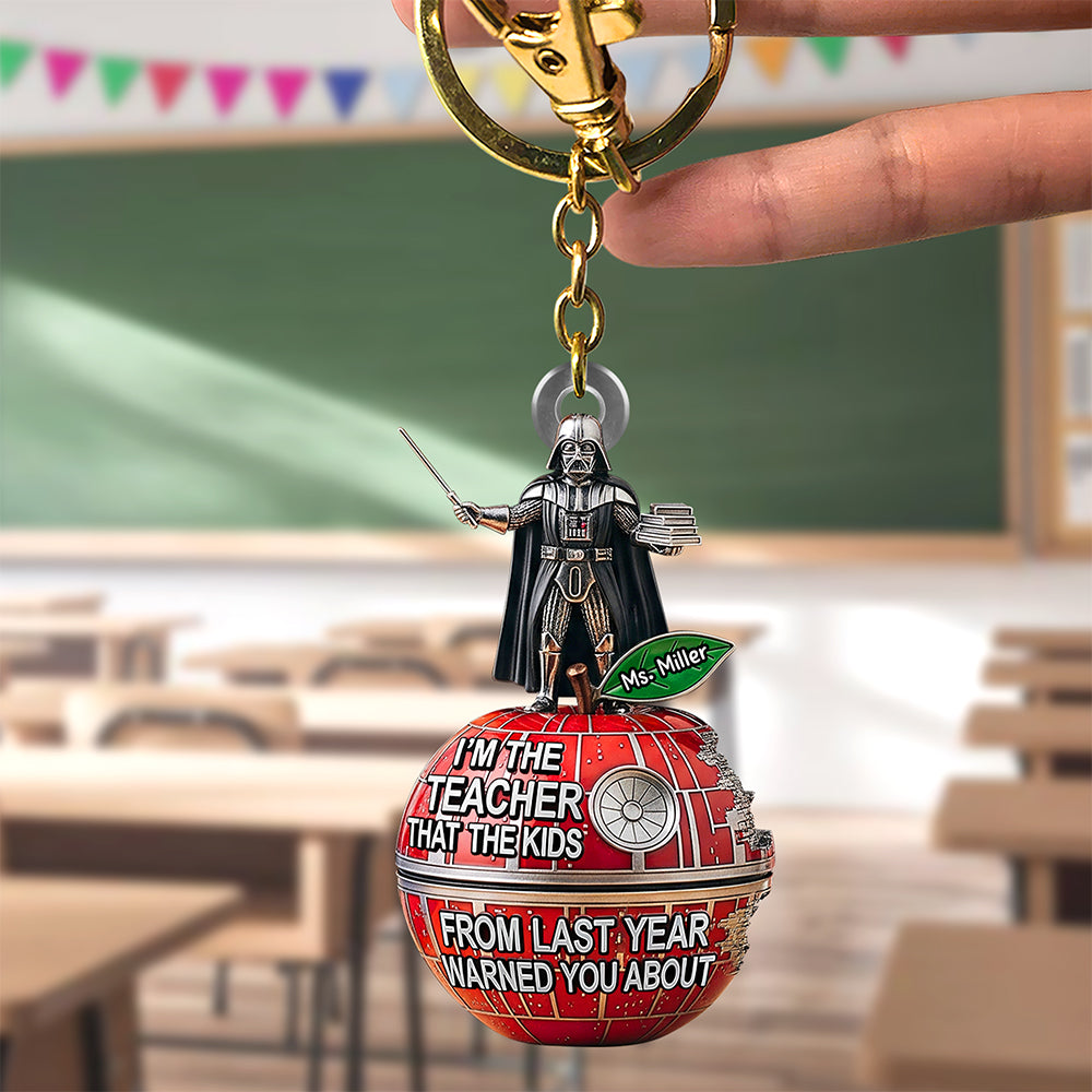 Funny Strict Teacher In The Galaxy Keychain - Personalized Gifts For Teacher 03qhqn010725-Homacus