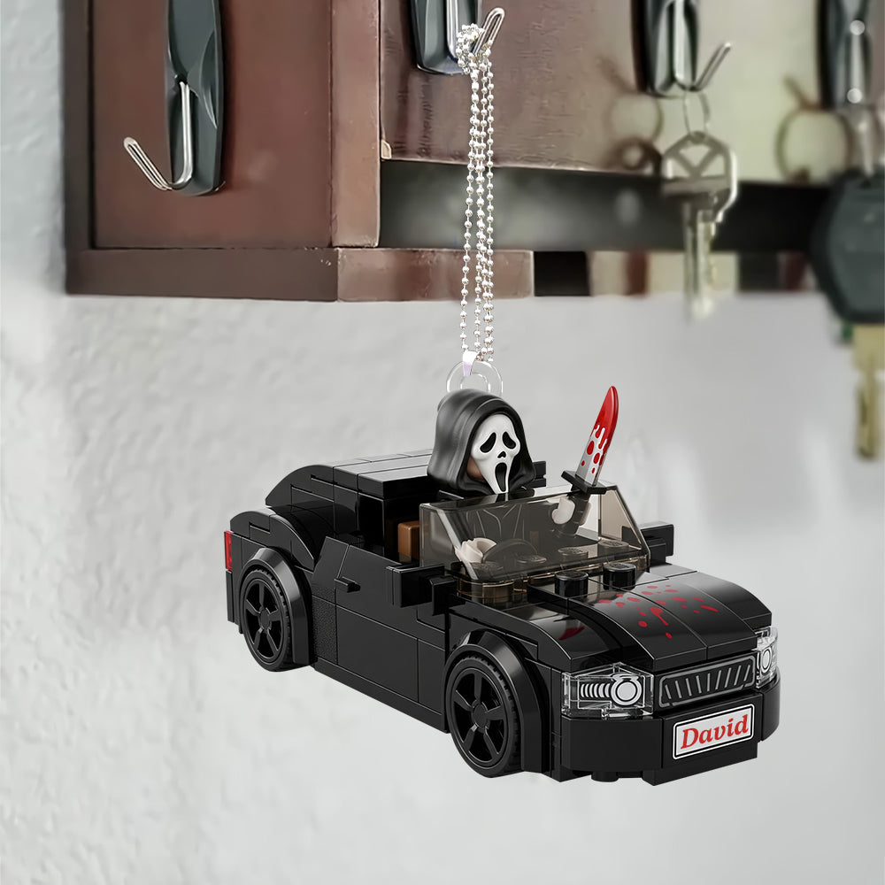 Spooky Ride Car Ornament - Personalized Gifts For Horror Movie Fans 01pgqn060925-Homacus