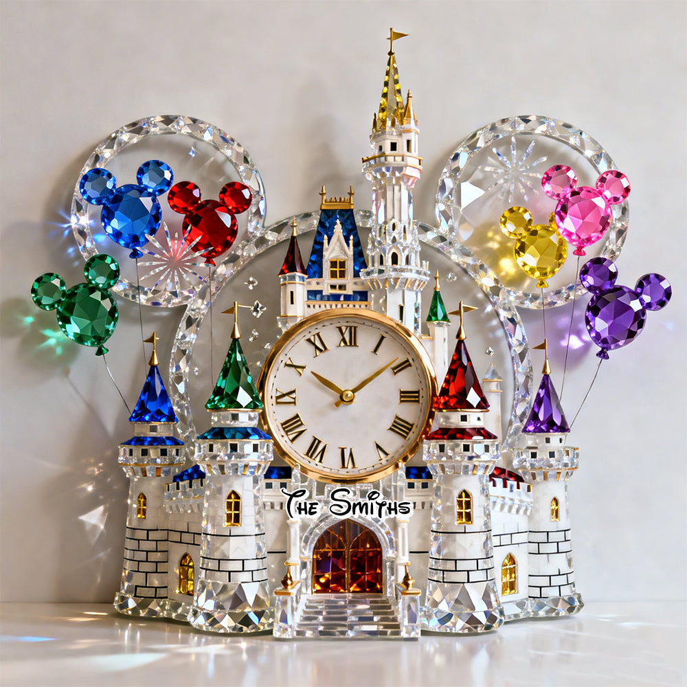 Lovely Hanging Wall Clock - Personalized Gifts For Family 03natn271225-Homacus