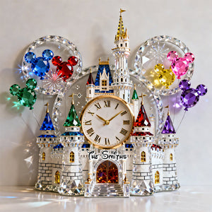 Lovely Hanging Wall Clock - Personalized Gifts For Family 03natn271225-Homacus