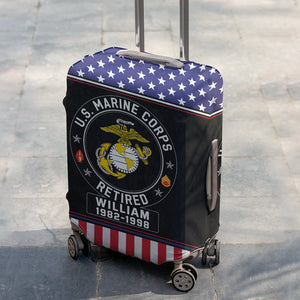 Personalized Gifts For Veteran Luggage Cover 01QHQN050724-Homacus