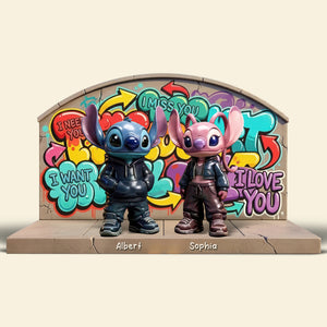 Cute Hiphop Couple Plaque - Personalized Gifts For Couple 04toqn191225-Homacus